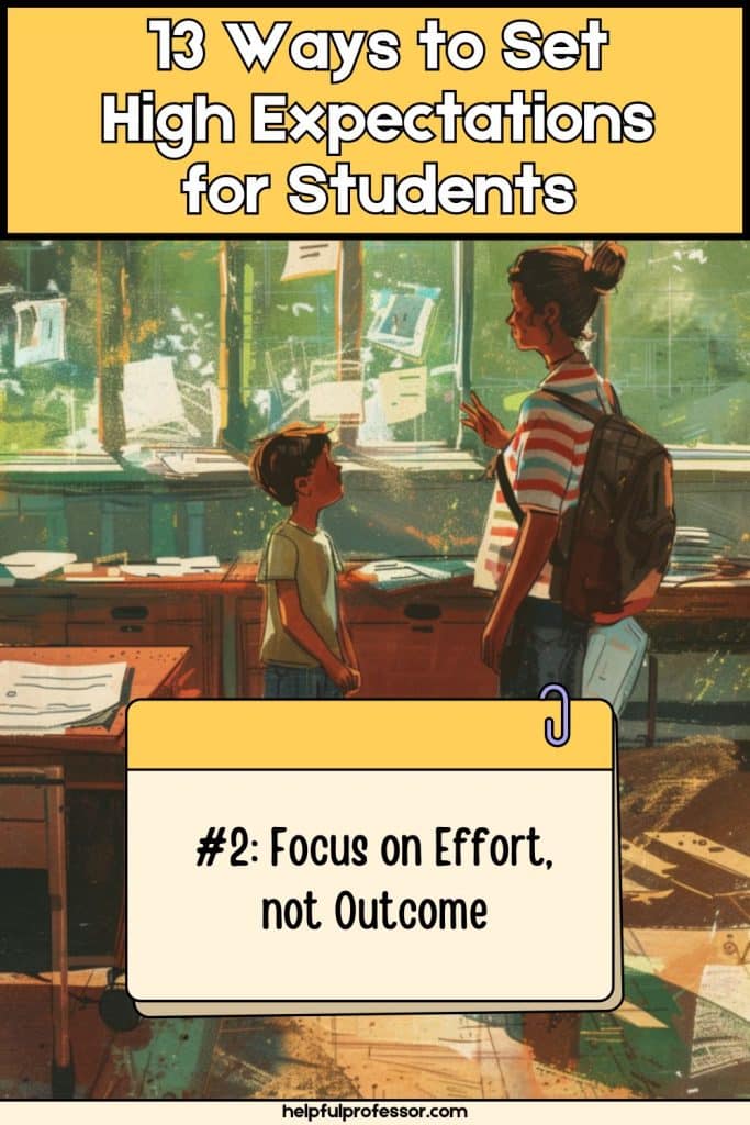 visualization of high expectations