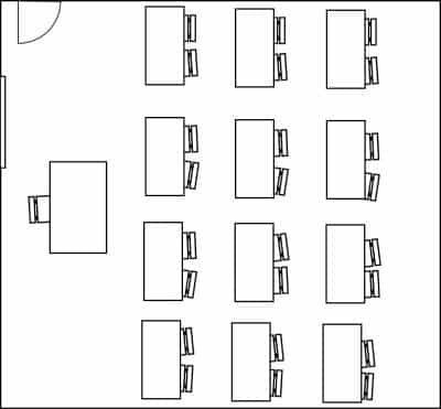 classroom layout pair up
