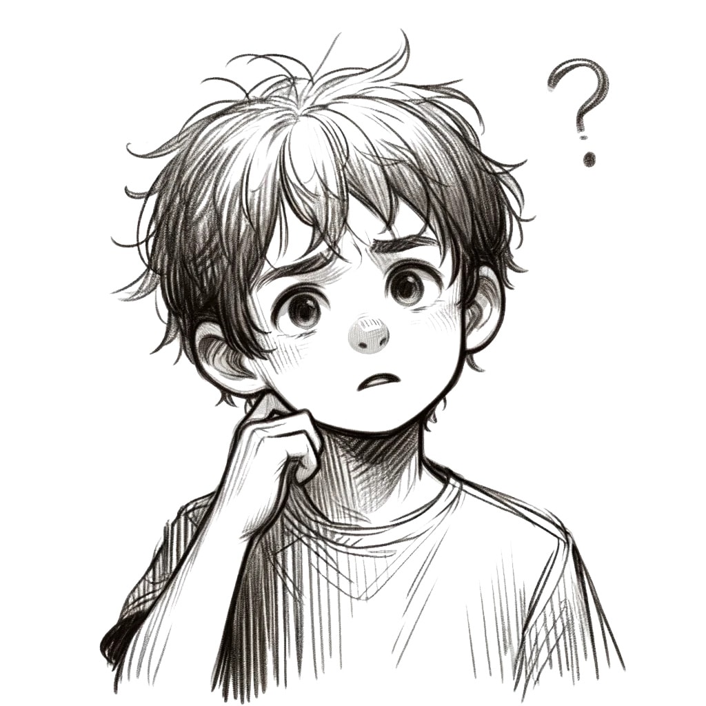 confused child