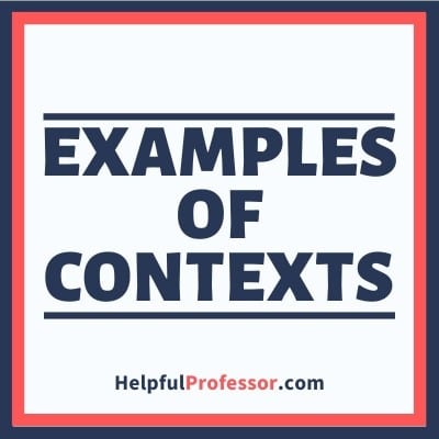 examples of contexts