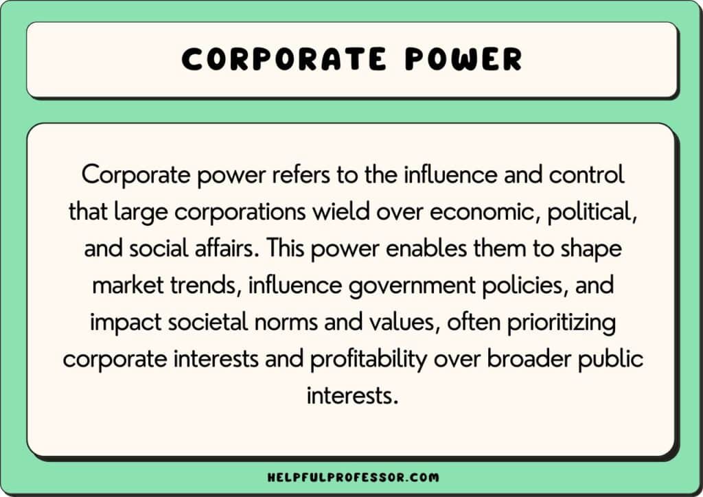 corporate power definition