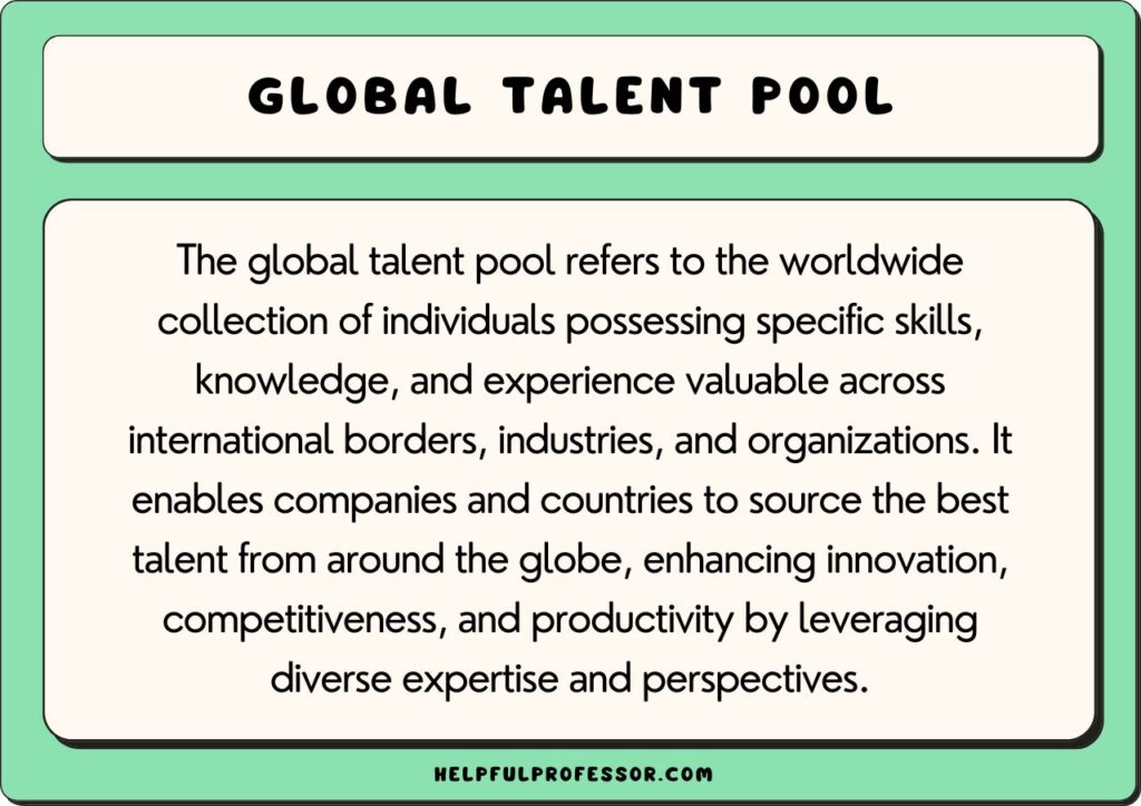 Global talent pool definition