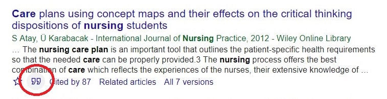 How to use google scholar