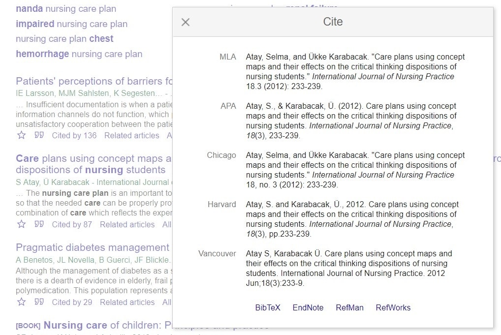 How to use google scholar