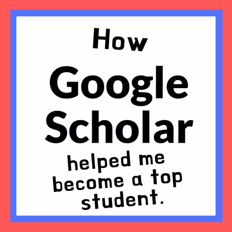 How to use google scholar