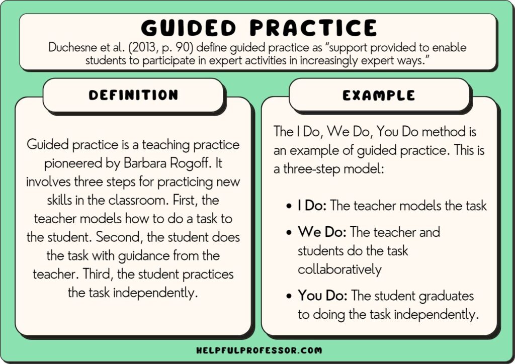 guided practice definition and examples