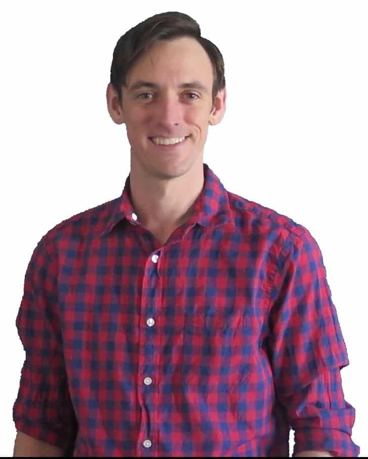 a picture of the website owner named Chris