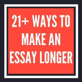 how to make an essay longer