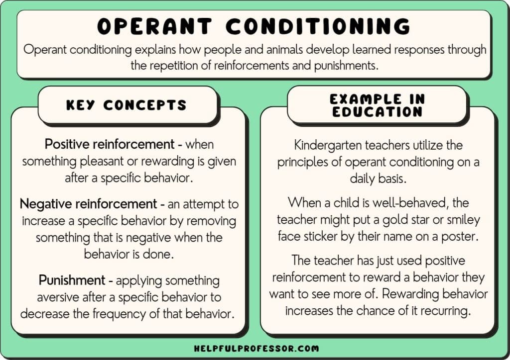 operant conditioning examples and definition