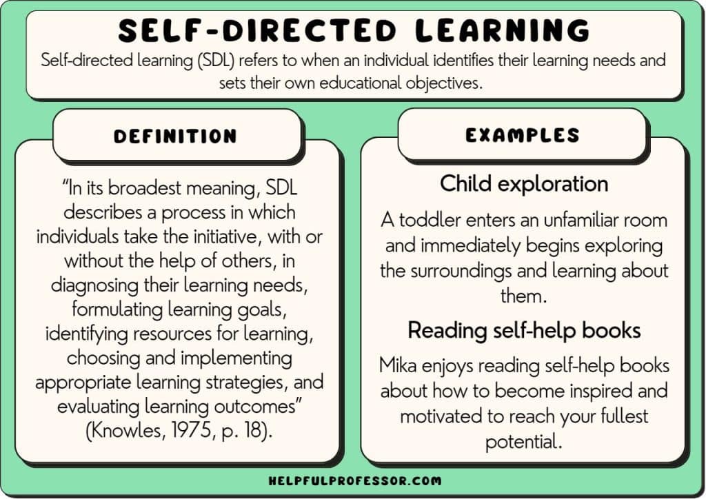 self directed learning examples and definition