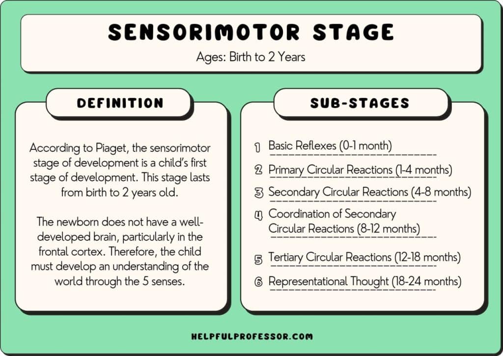 sensorimotor stage examples definition