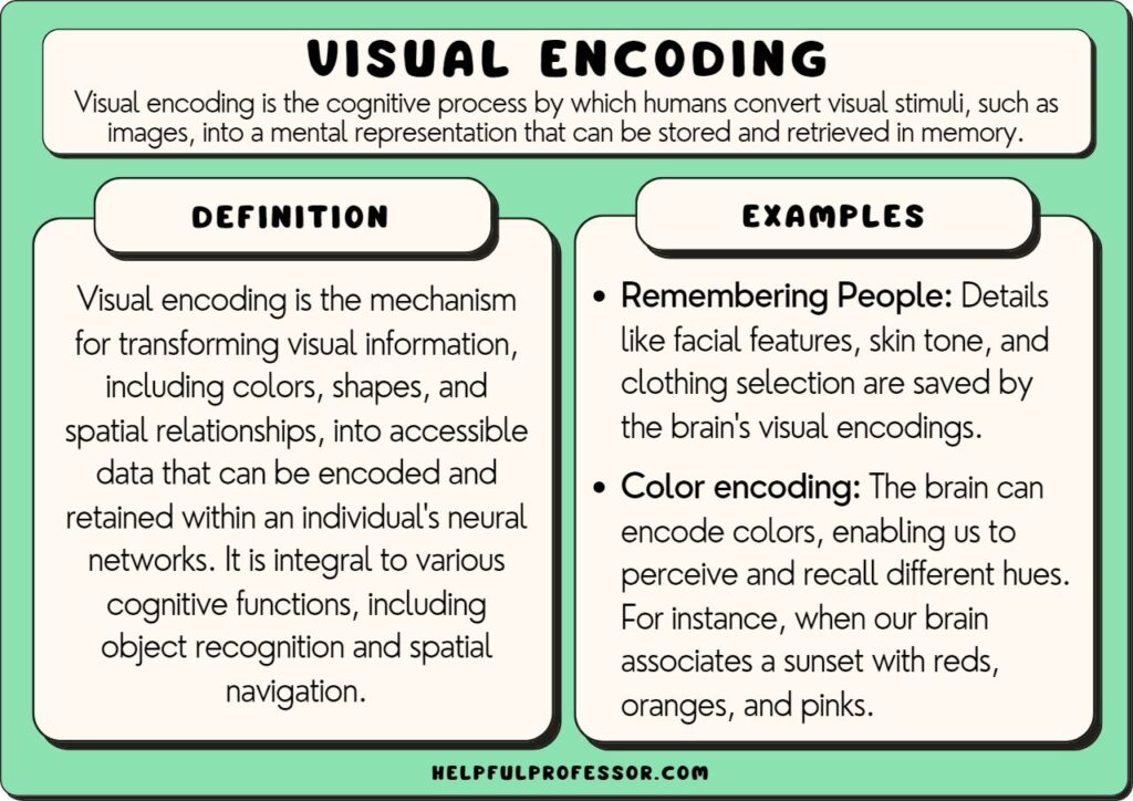 visual encoding examples and definition