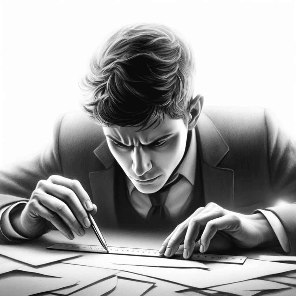 a sketch to illustrate the concept described beside this image