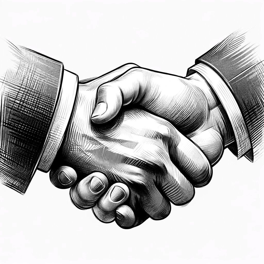 a handshake