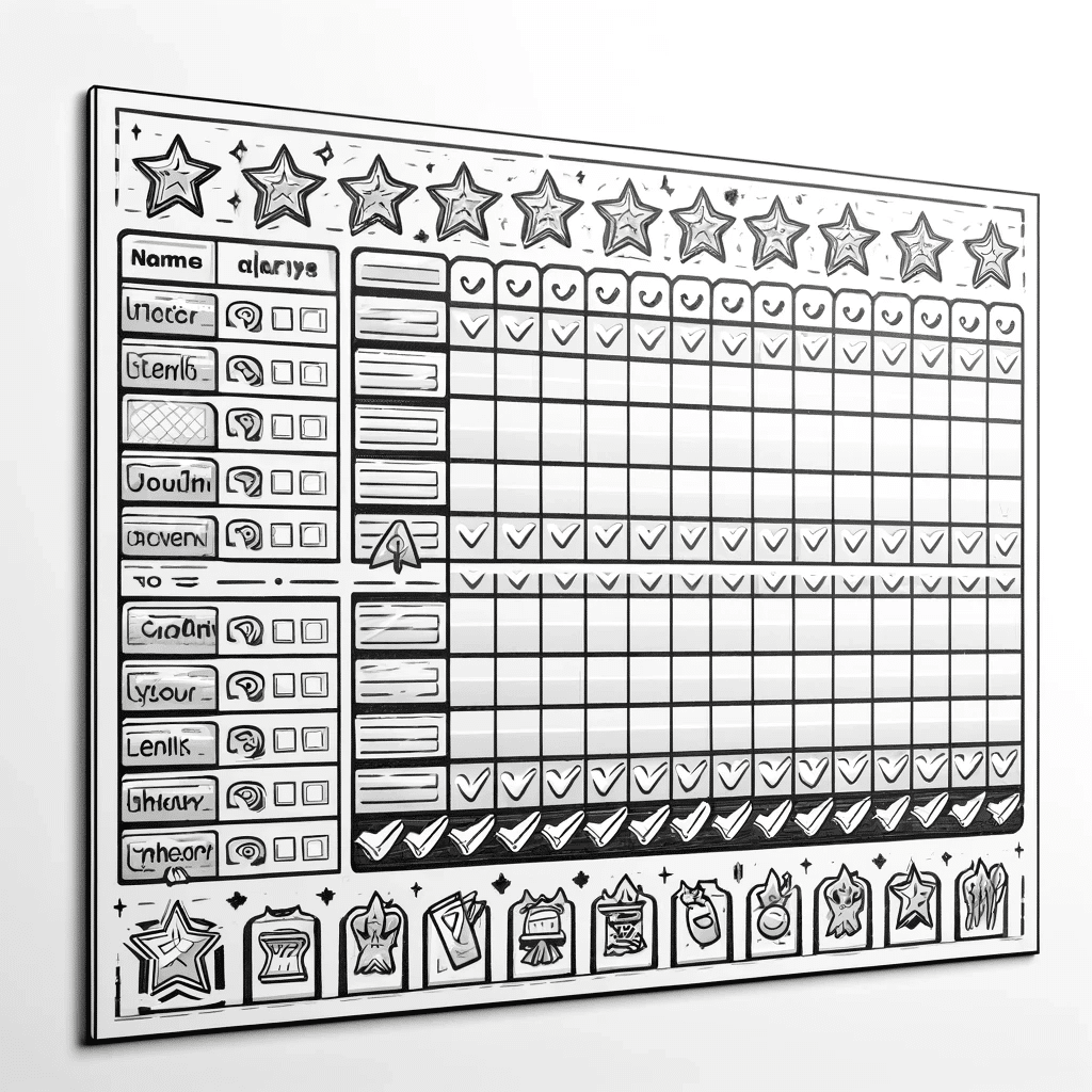 classroom sticker chart
