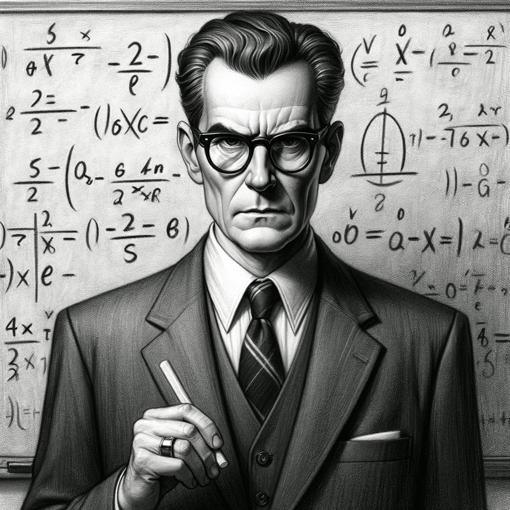 a strict math teacher