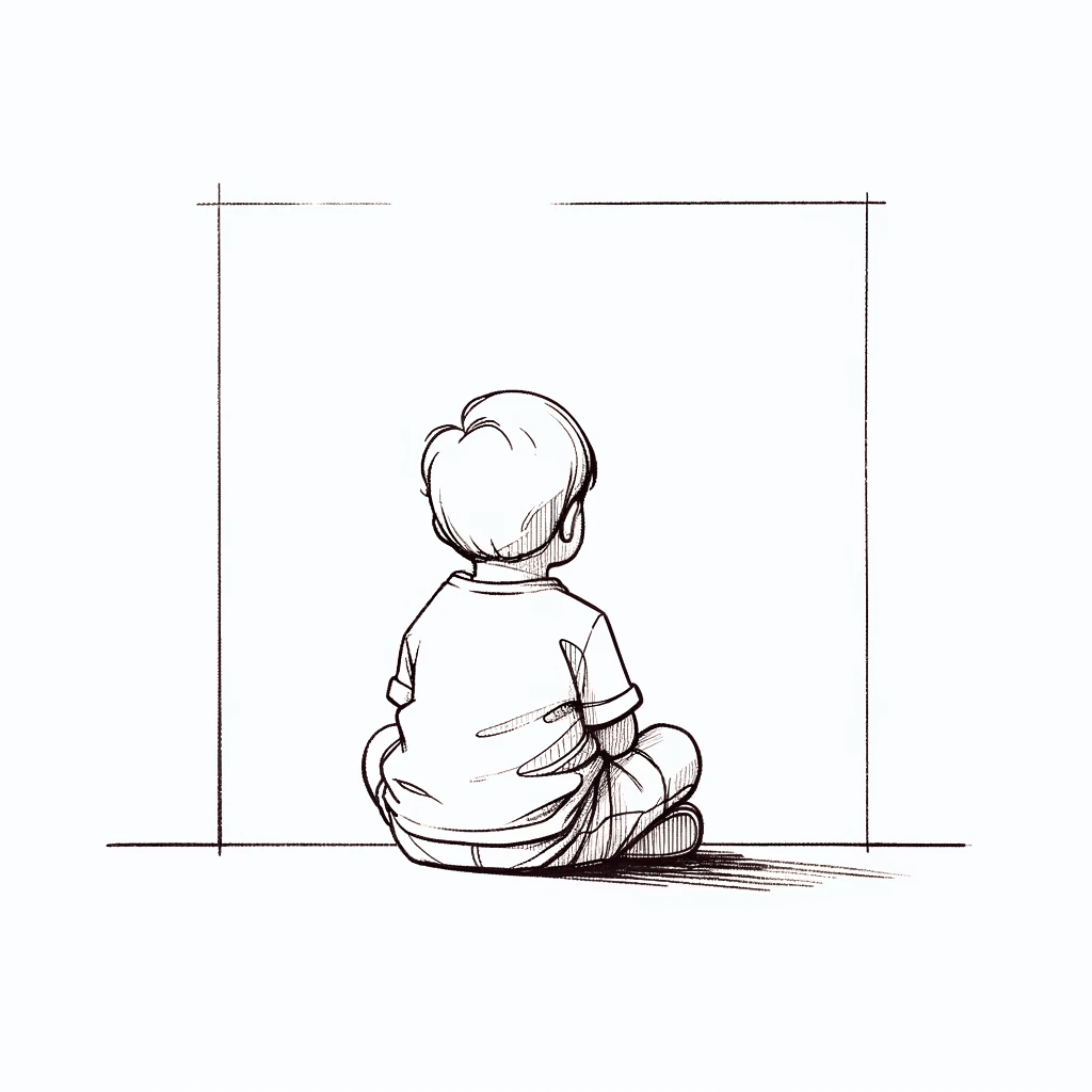 a child in time out