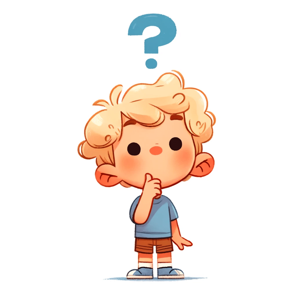 a child trying to make a decision