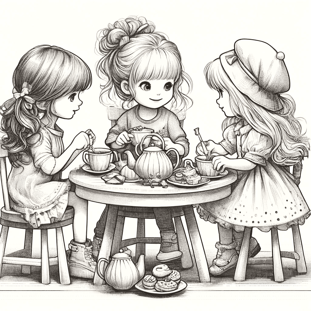 Having a play Tea Party