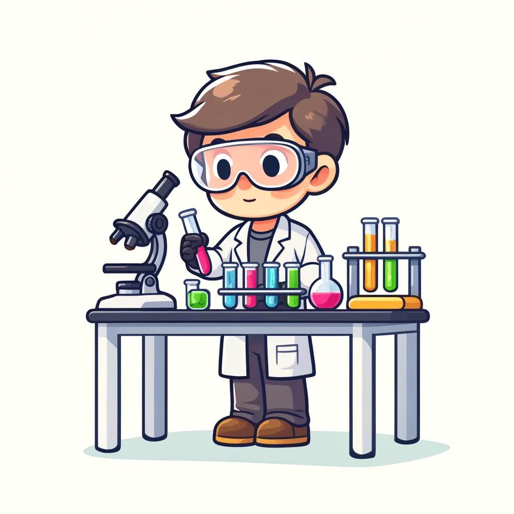 student completing an exam