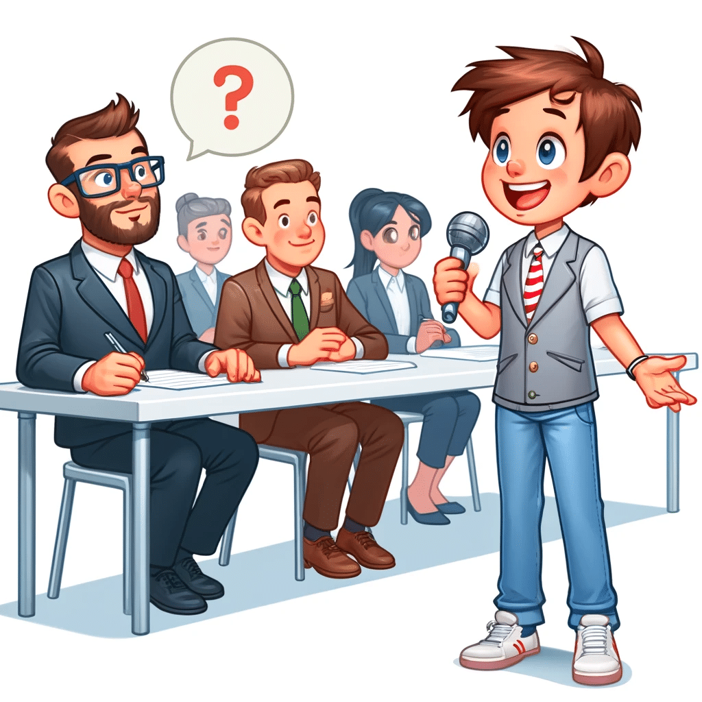 student completing an exam