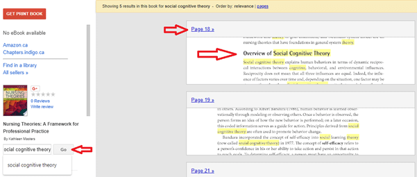 screenshot of a google books preview